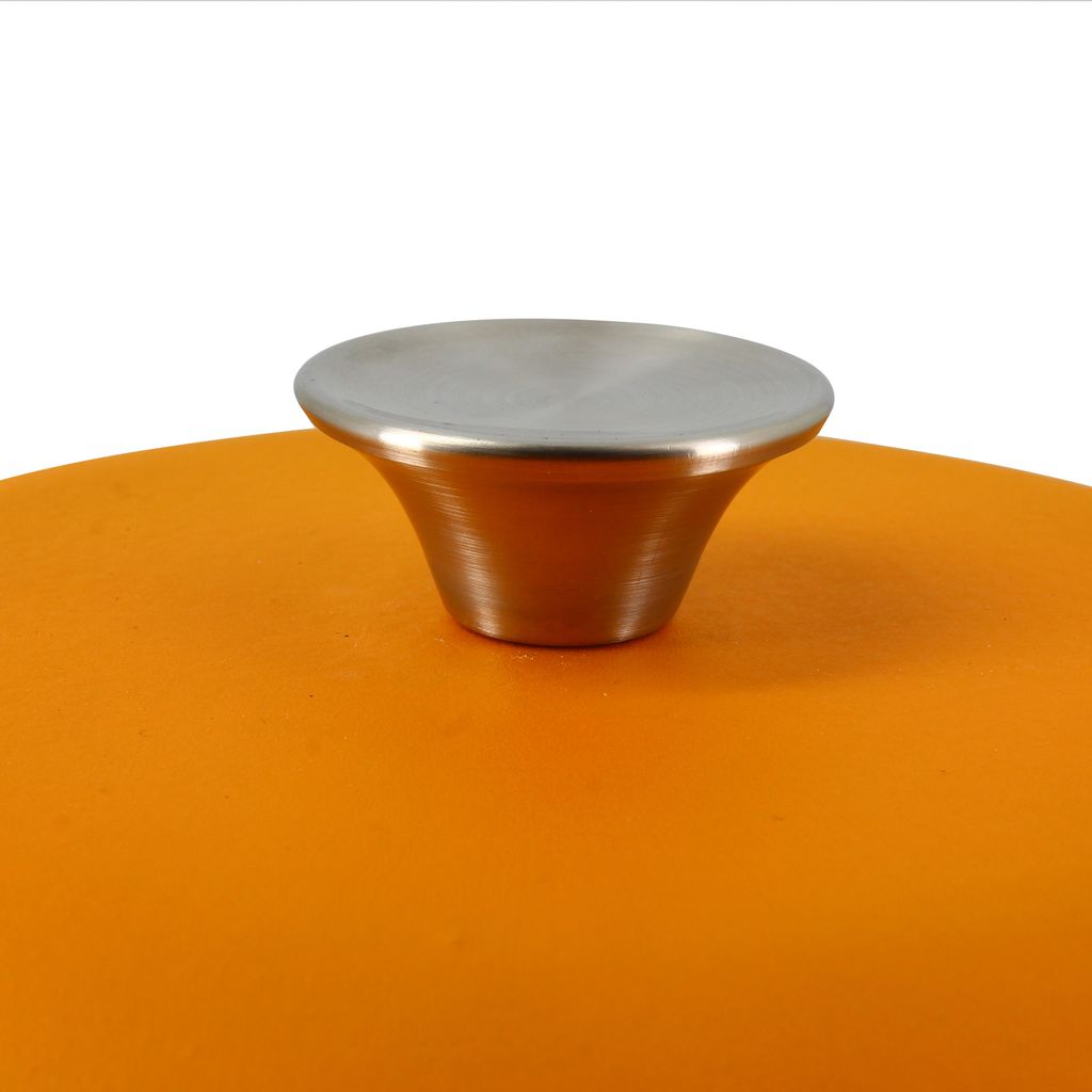 Cocotte en fonte Olaf Jaune 24 cm - Visuel 2